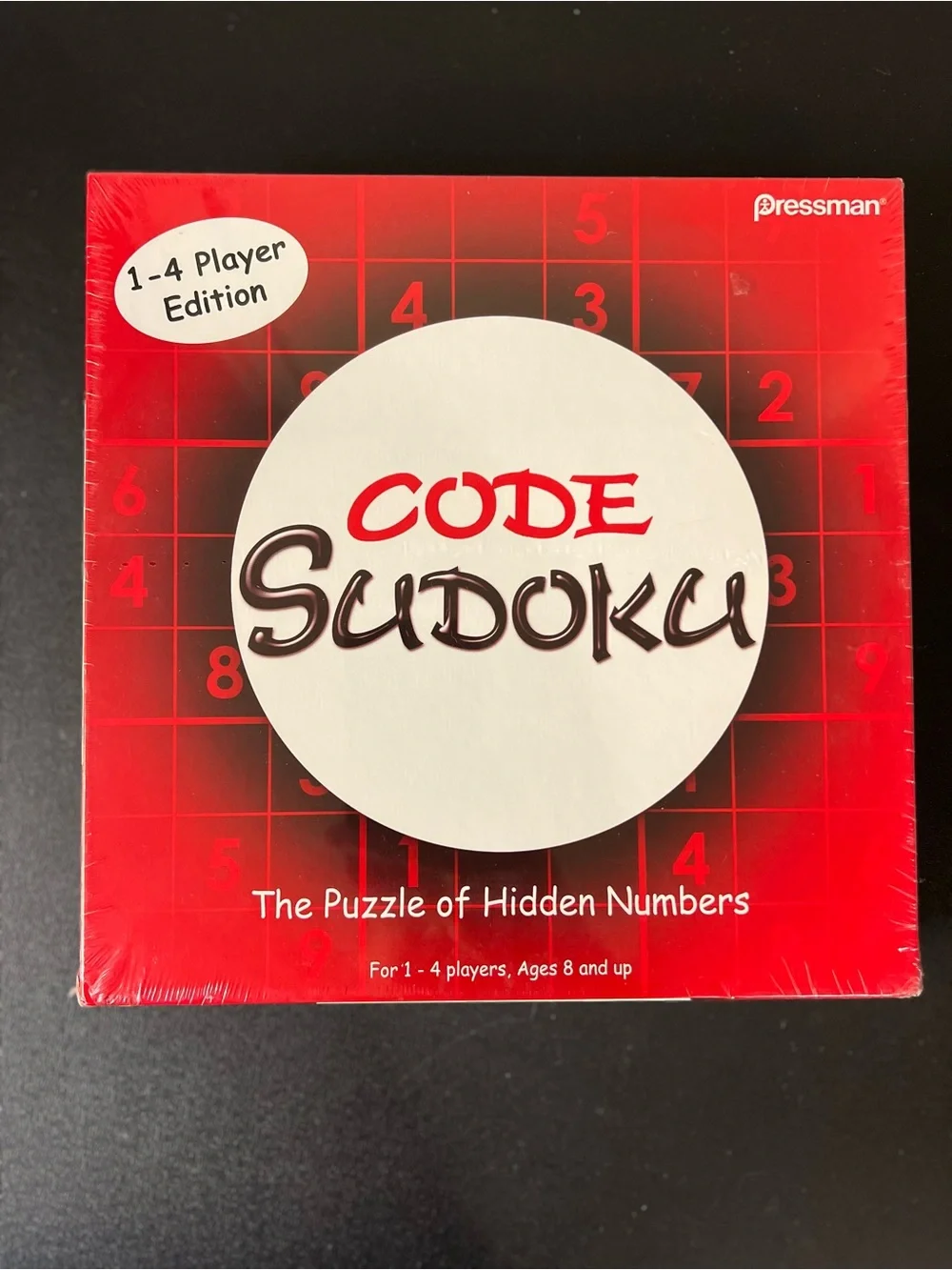 Pressman: Code Sudoku - Puzzle Of Hidden Numbers, 8 and Up, 1-4 Players 2006 New